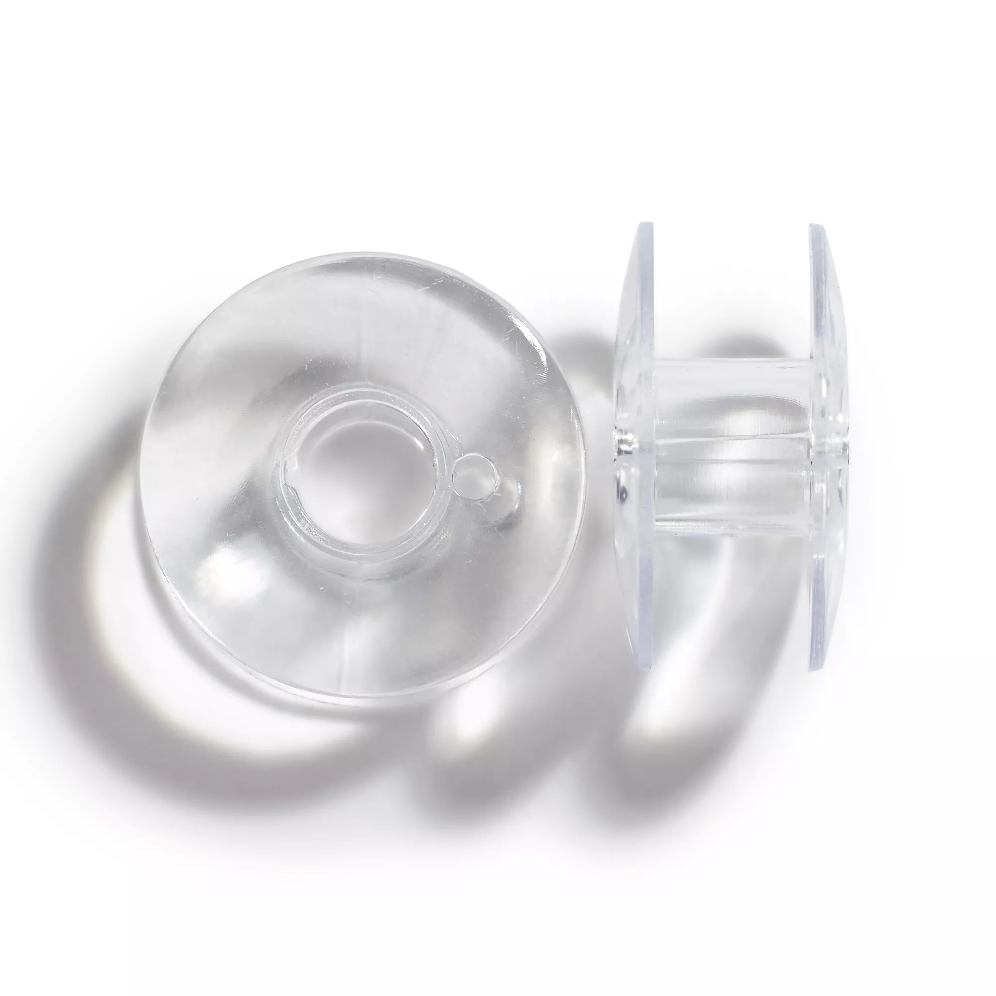 Sewing machine bobbins for horizontal rotary hooks