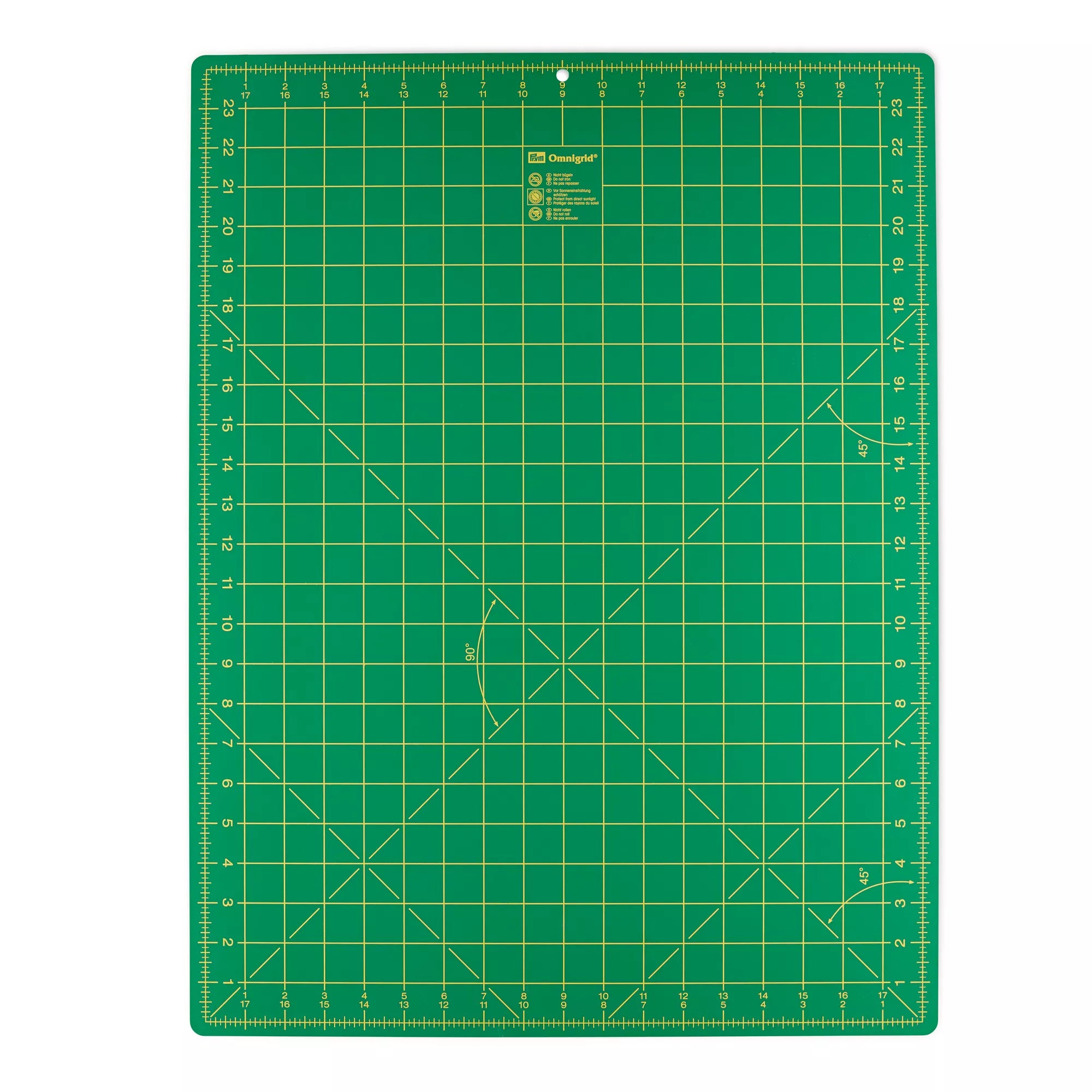 Cutting mat, double-sided print