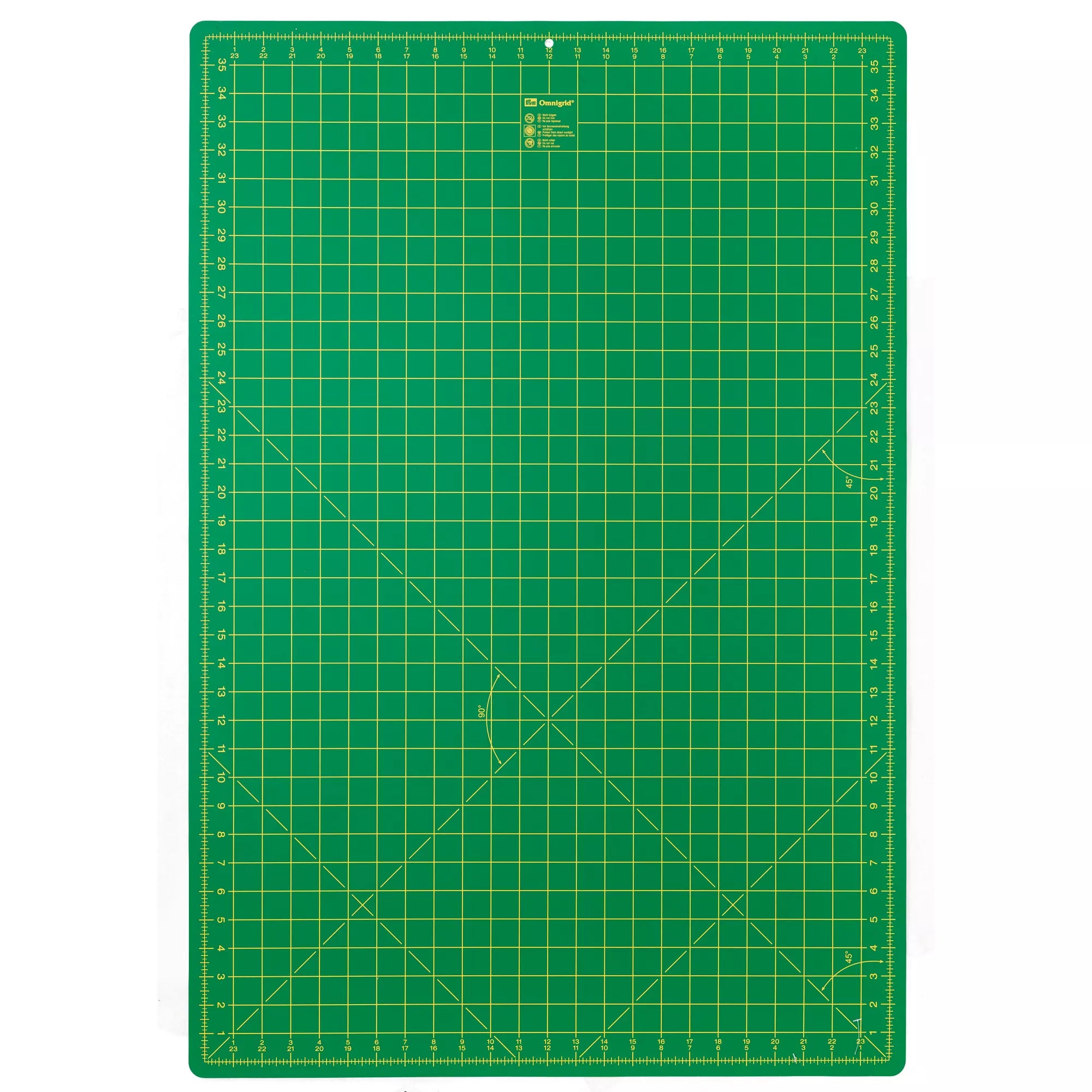 Cutting mat, double-sided print