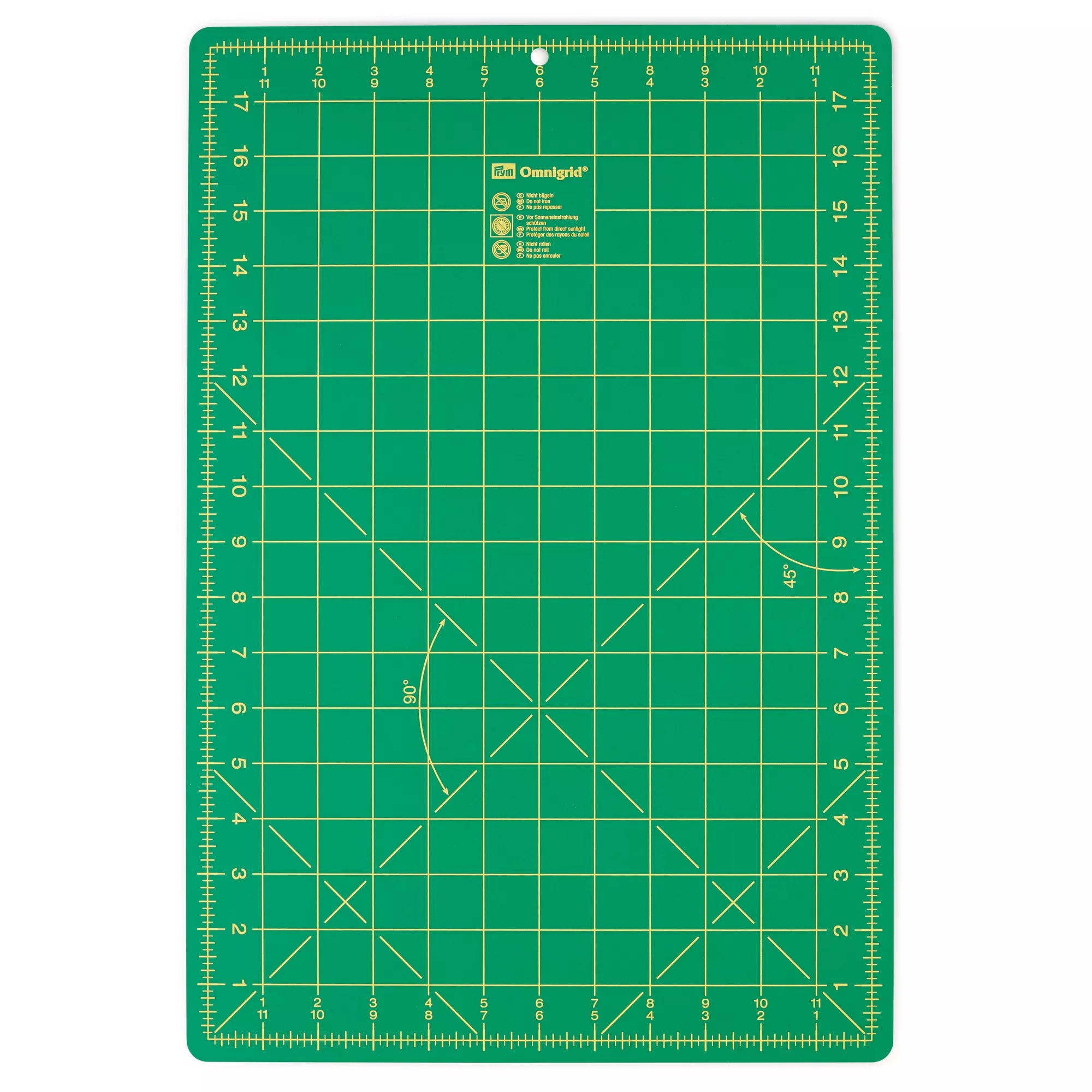 Cutting mat, double-sided print