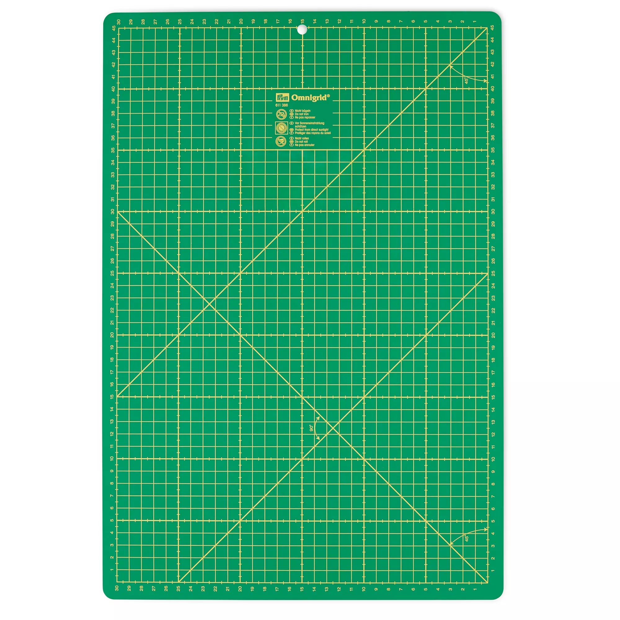 Cutting mat, double-sided print