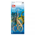 Stickschere Storch 9cm goldfarben
