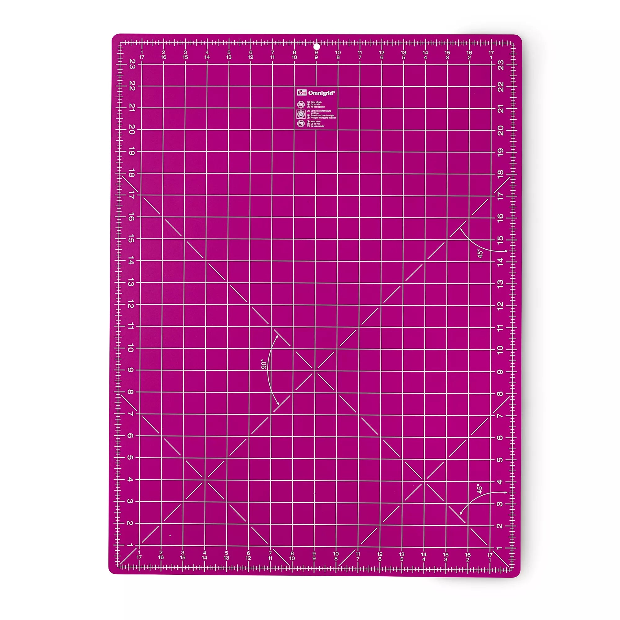 Cutting mat, double-sided, assorted colors