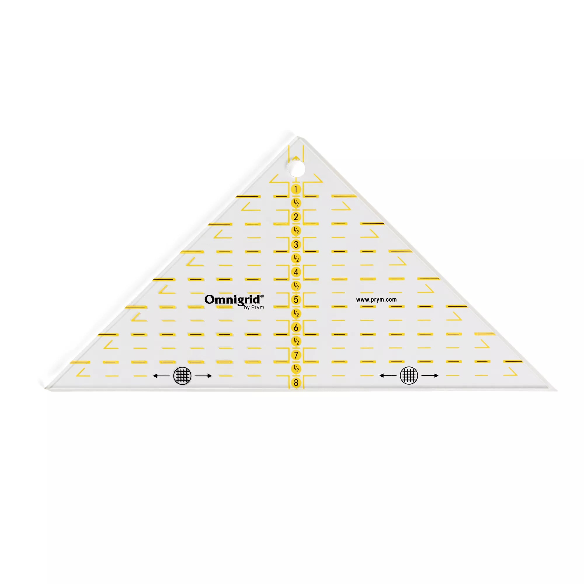 Omnigrid Speedy Triangles, inch or cm scale