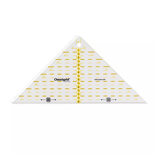 Omnigrid Speedy Triangles, inch or cm scale