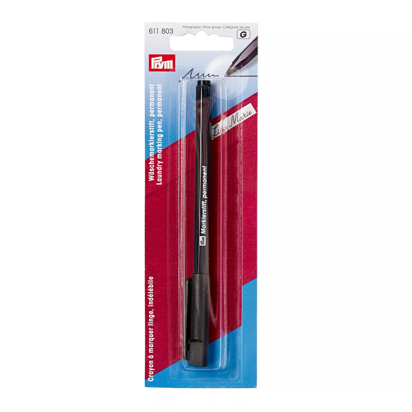 Laundry markers, permanent, red or black