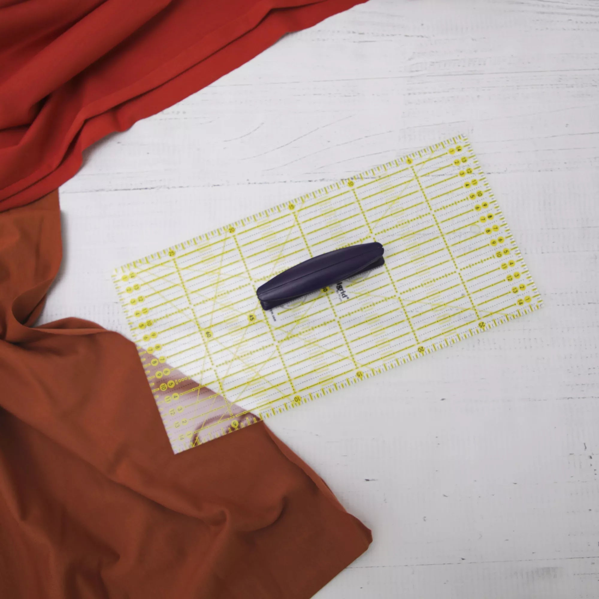 Set Universal Ruler 15x30cm with Ruler Holder