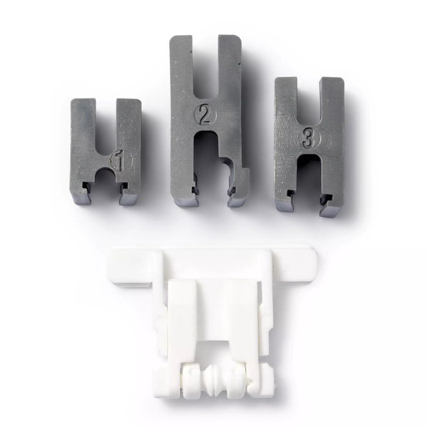 Zipper sewing machine feet