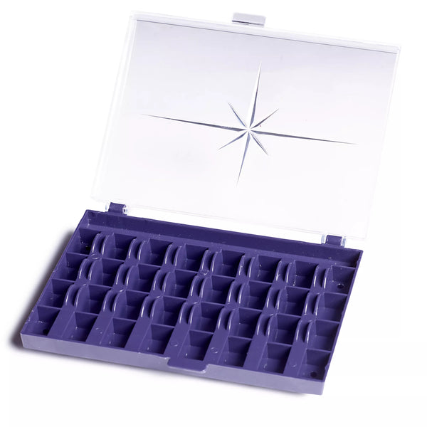 Bobbin box for 32 sewing machine bobbins