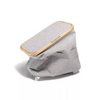 Fold & Store Box Multi, Canvas & Bamboo, foldable with wheels