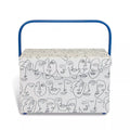 Panier de couture L (carré, moderne)