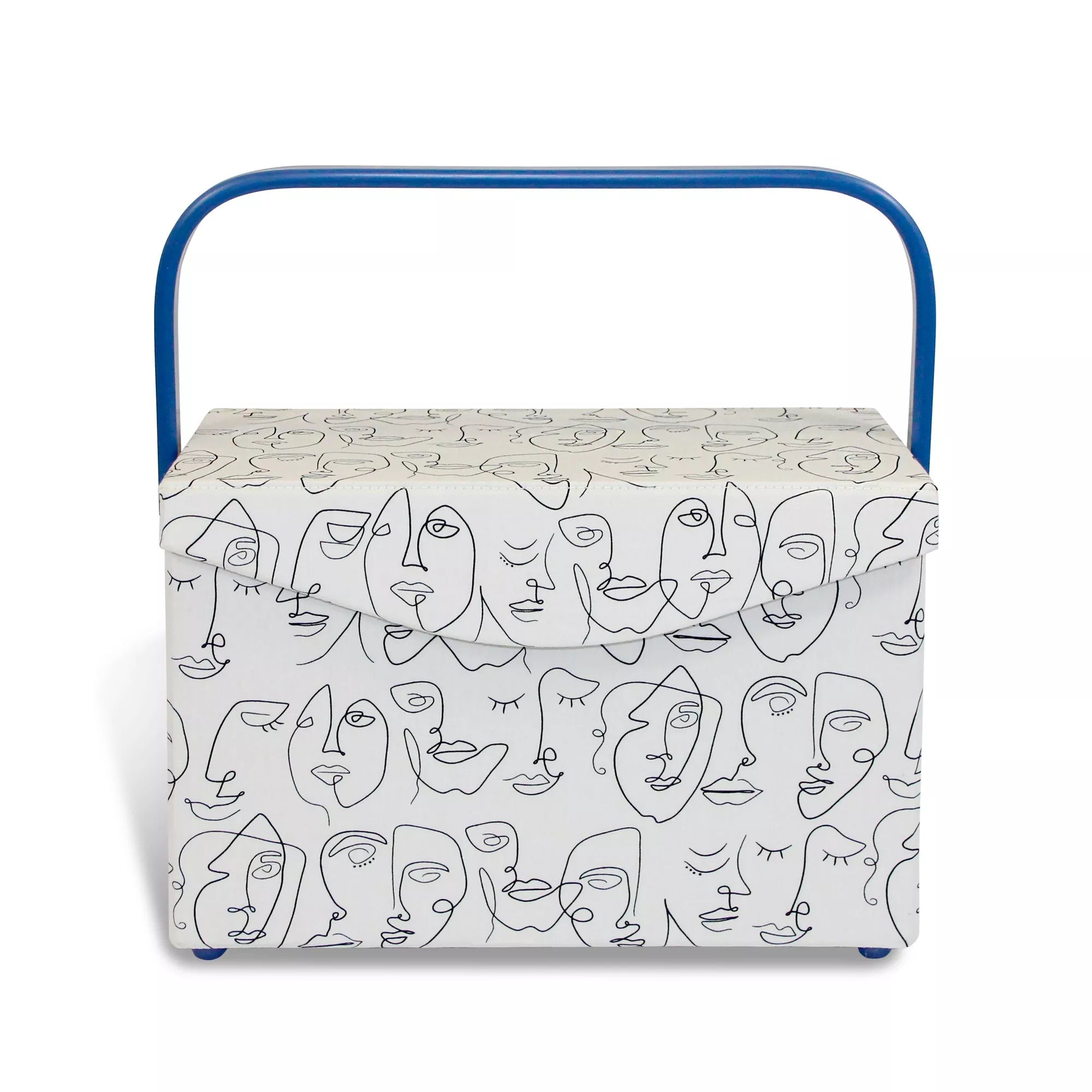 Panier de couture L (carré, moderne)