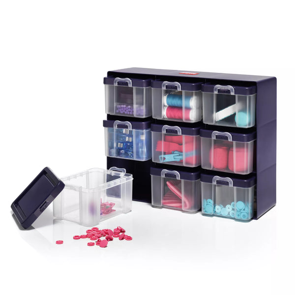Sorting box with 9 compartments