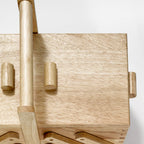 Sewing box made of light wood, M