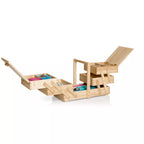 Sewing box made of light wood, M
