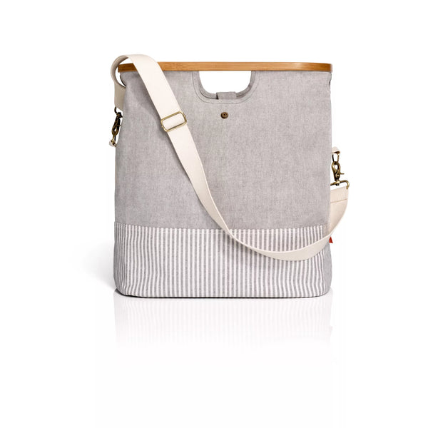 Store & Travel Bag "Canvas & Bamboo" S in grey