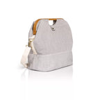 Store & Travel Bag "Canvas & Bamboo" S in grau