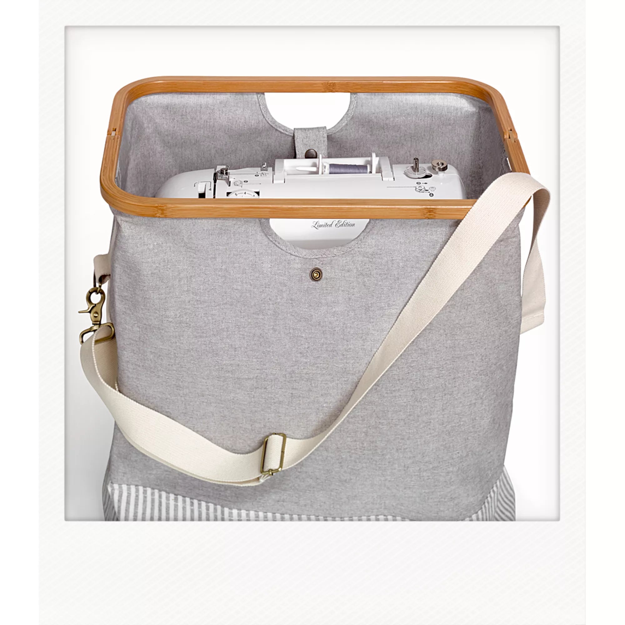Store&Travel Bag Canvas&Bamboo M