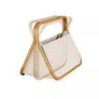 Fold&Store Basket Canvas&Bamboo
