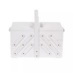 Wooden sewing box M white