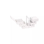 Wooden sewing box M white