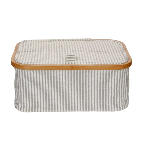 Box Canvas & Bamboo faltbar grau