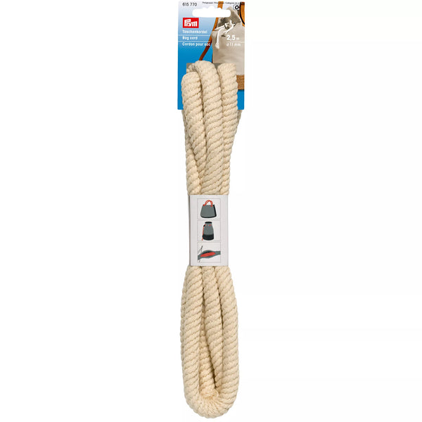 Drawstring cord, 11mm, off-white