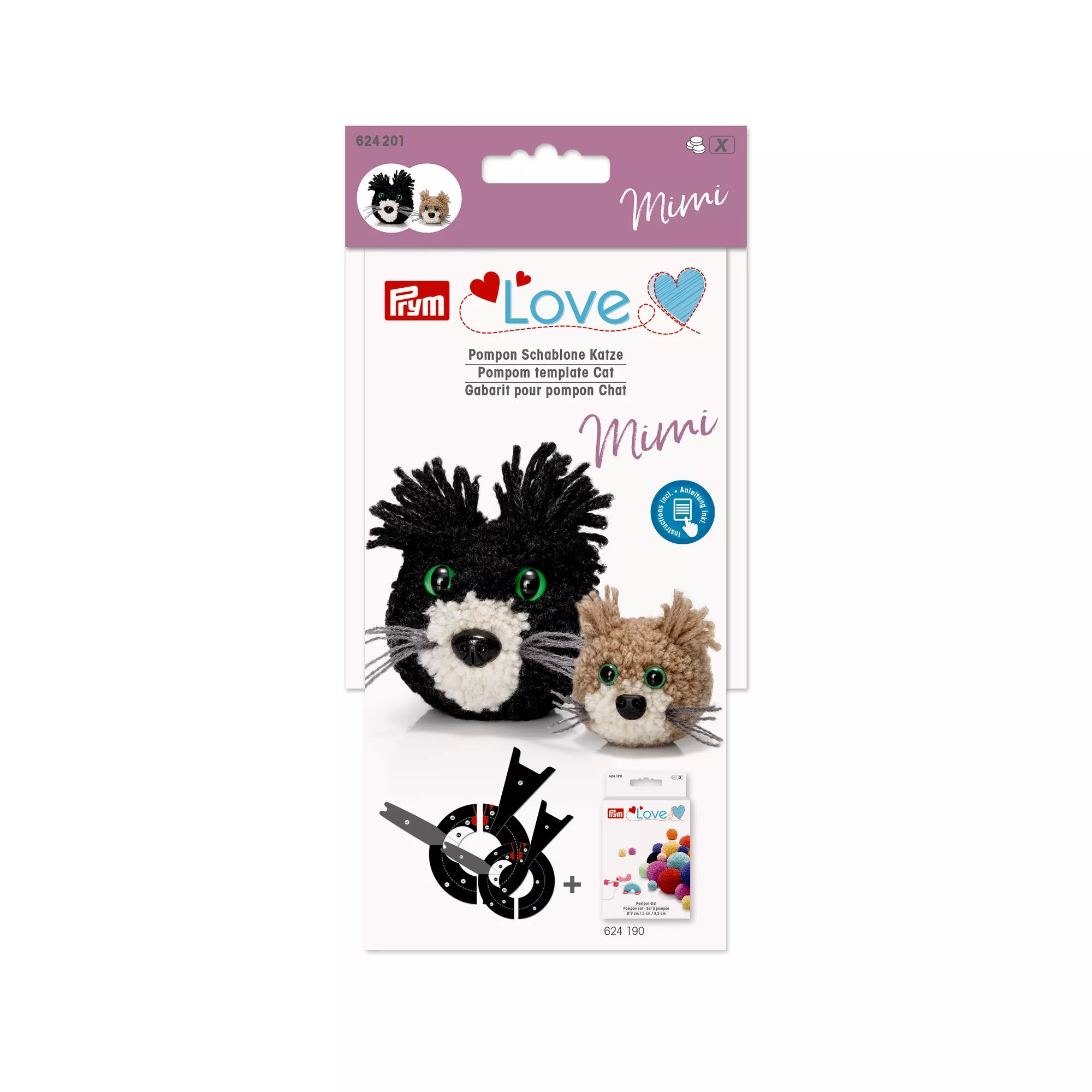 Pompon-Schablone