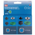 Tool set for Prym eyelets with washers in Ø 11 and 14 mm