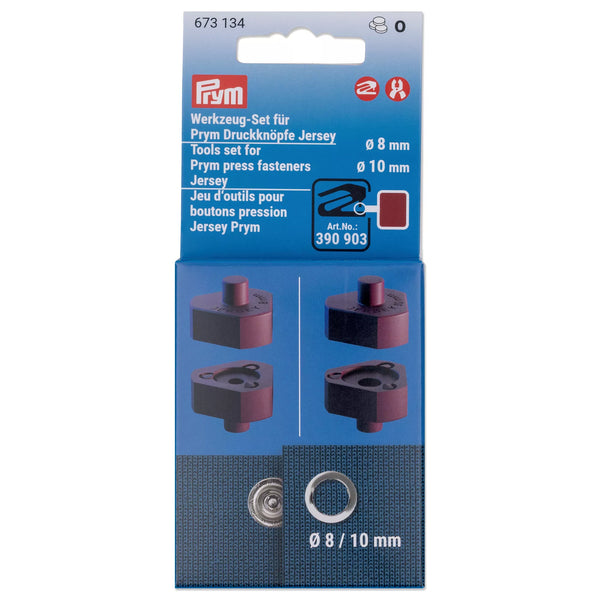 Werkzeug-Set für Prym Druckknöpfe Jersey, 8 und 10 mm