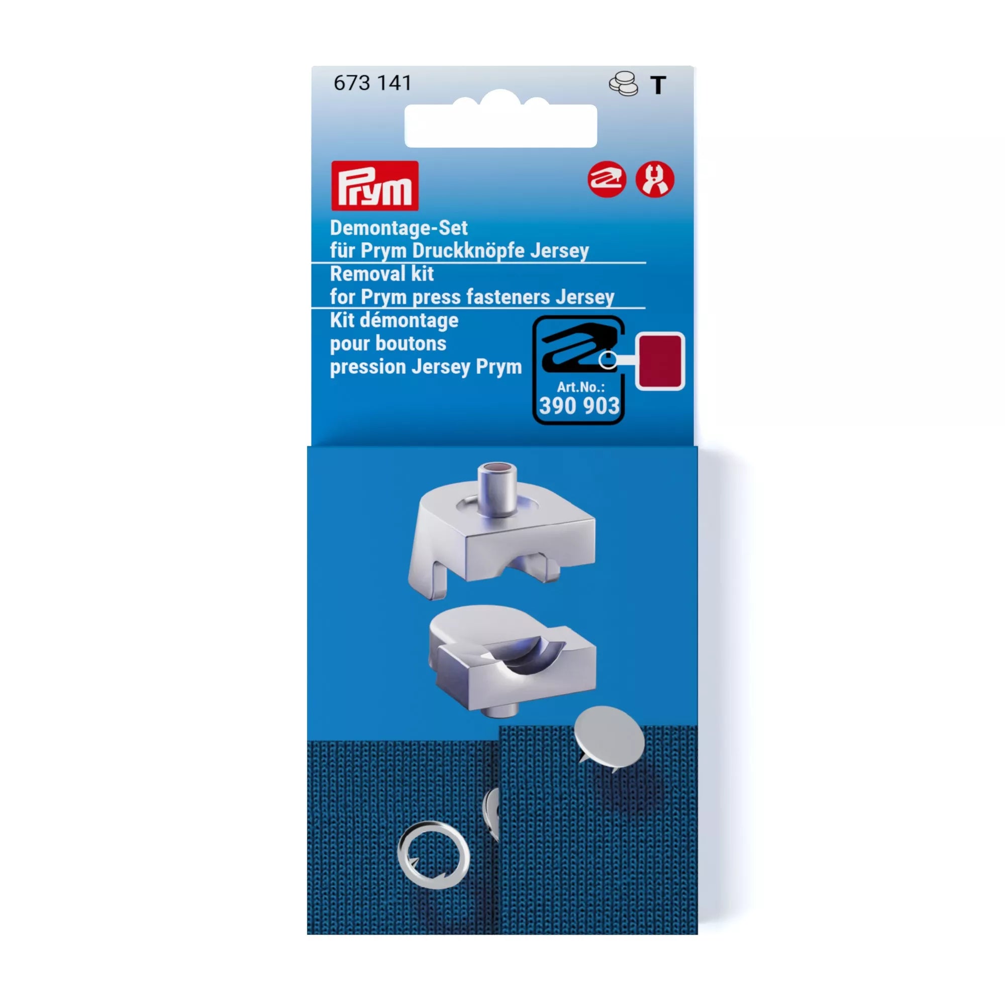 Demontage-Set für Prym Druckknöpfe Jersey, 8 und 10 mm