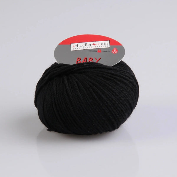 851483 3924|Baby Merino 25g, 3924 Schwarz, 3924 schwarz