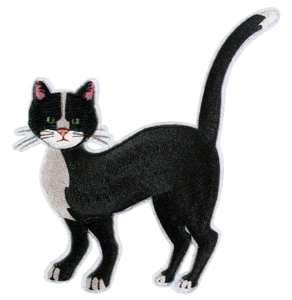 921554|Applikation Katze, schwarz, 