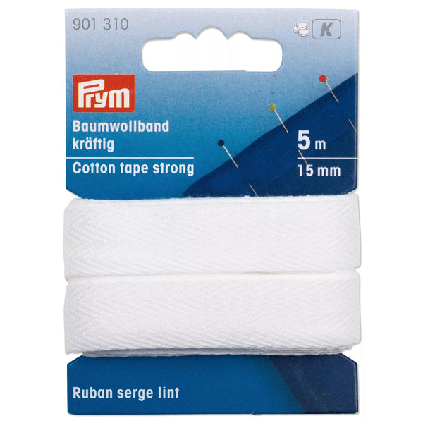 Cotton tape, strong, assorted colors