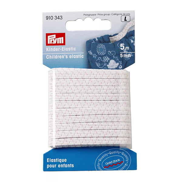 Kinder-Elastic 5mm, weiß