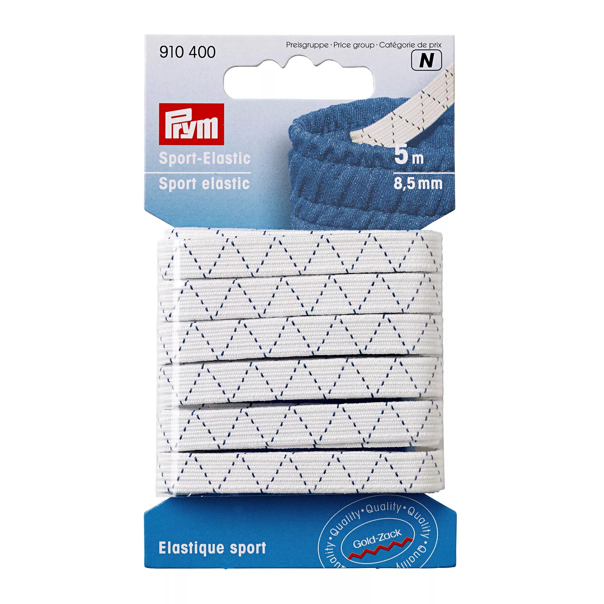 Sport Elastic 8.5mm, white