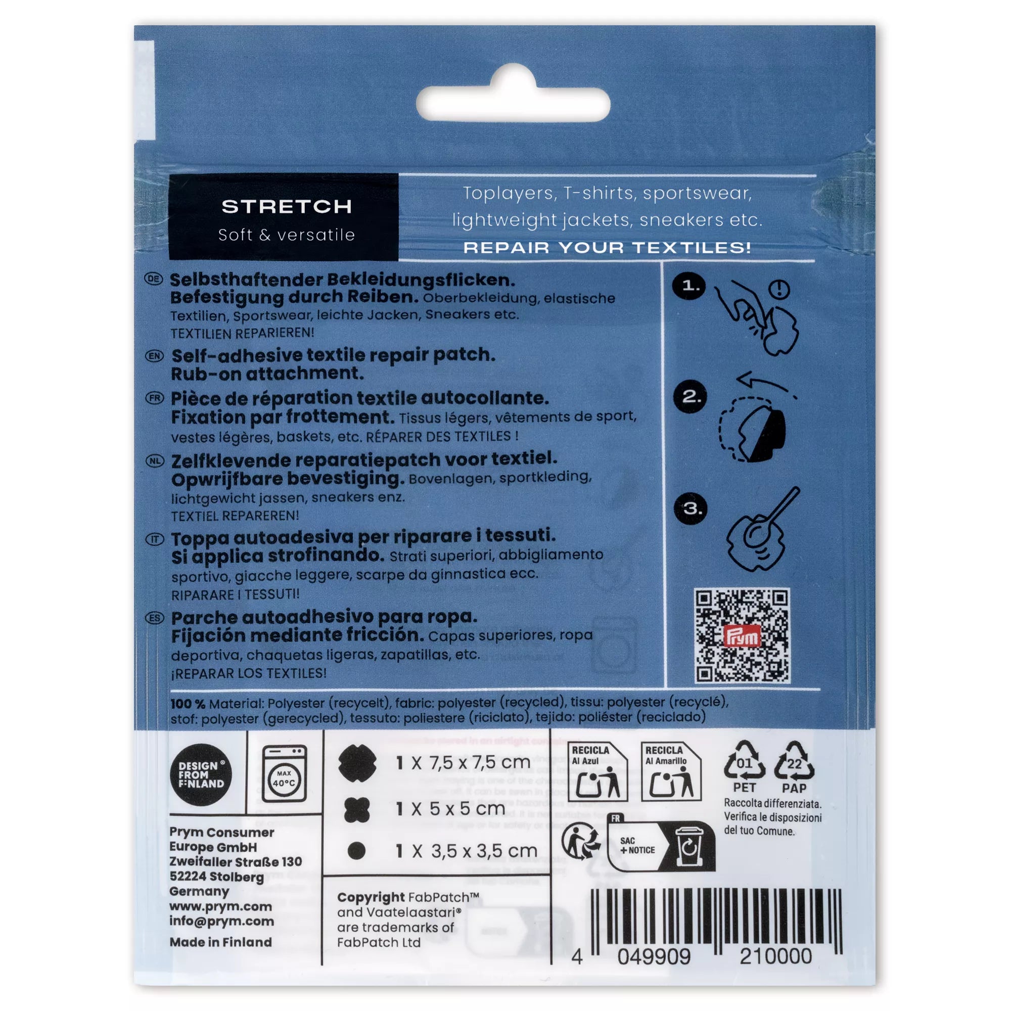 FabPatch STRETCH Iron-on Patch