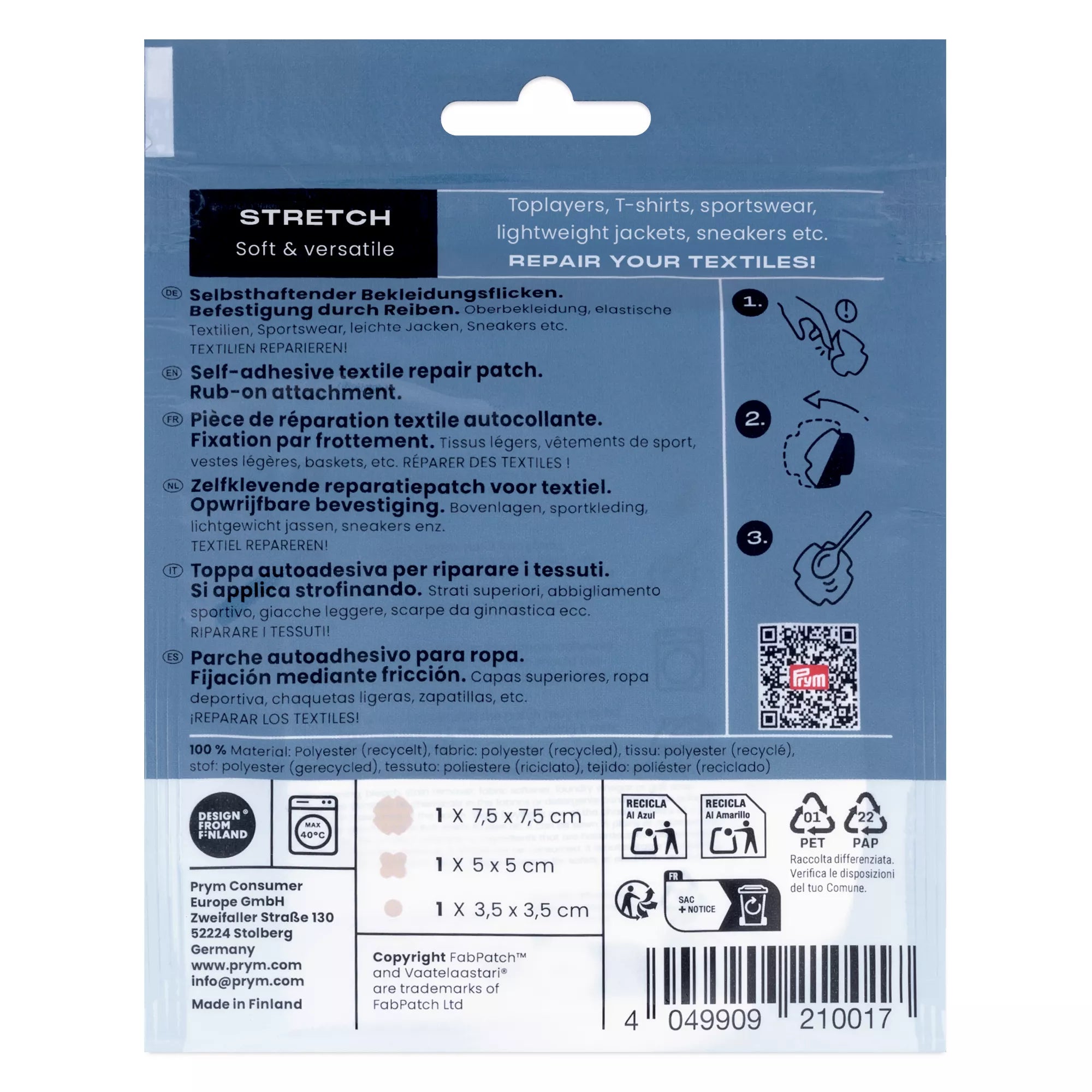 FabPatch STRETCH Iron-on Patch