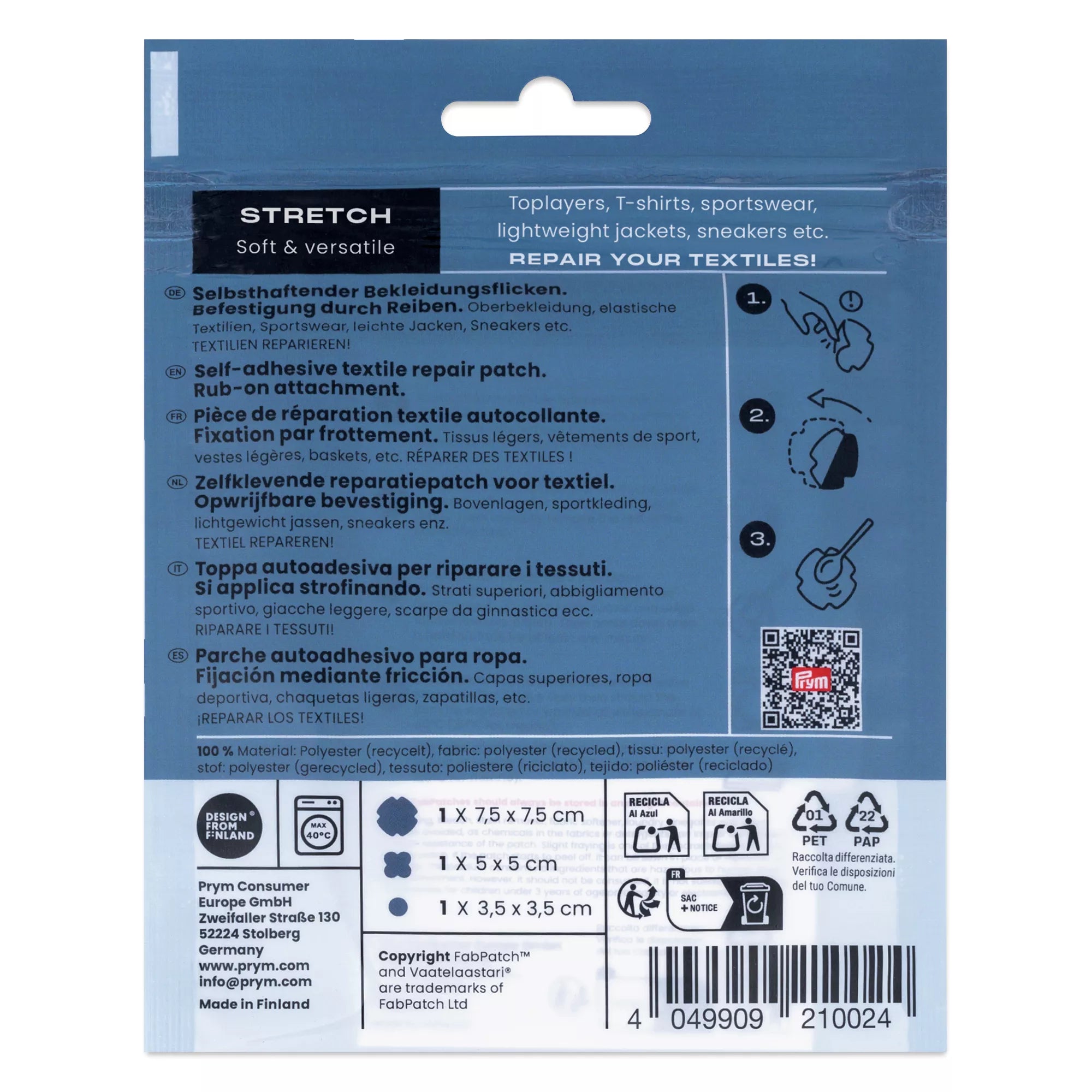 FabPatch STRETCH Iron-on Patch