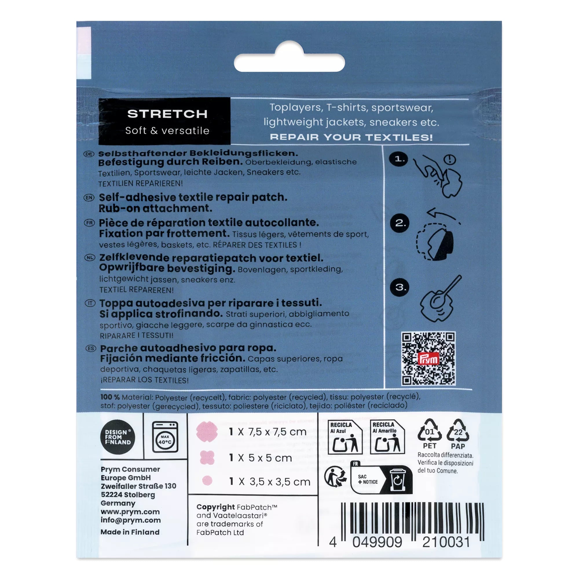 FabPatch STRETCH Iron-on Patch