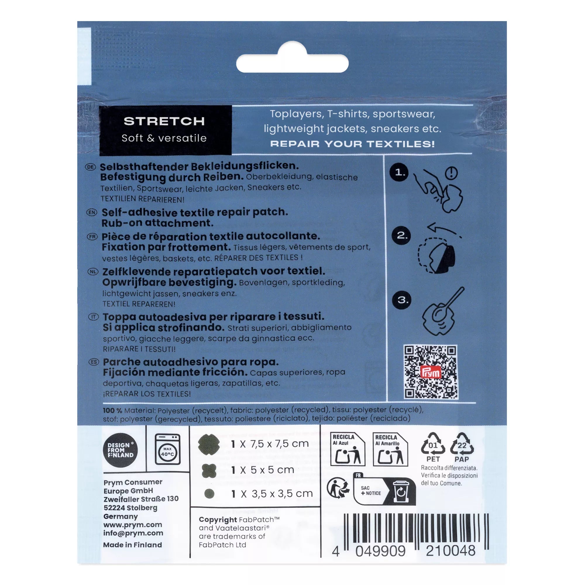 FabPatch STRETCH Iron-on Patch