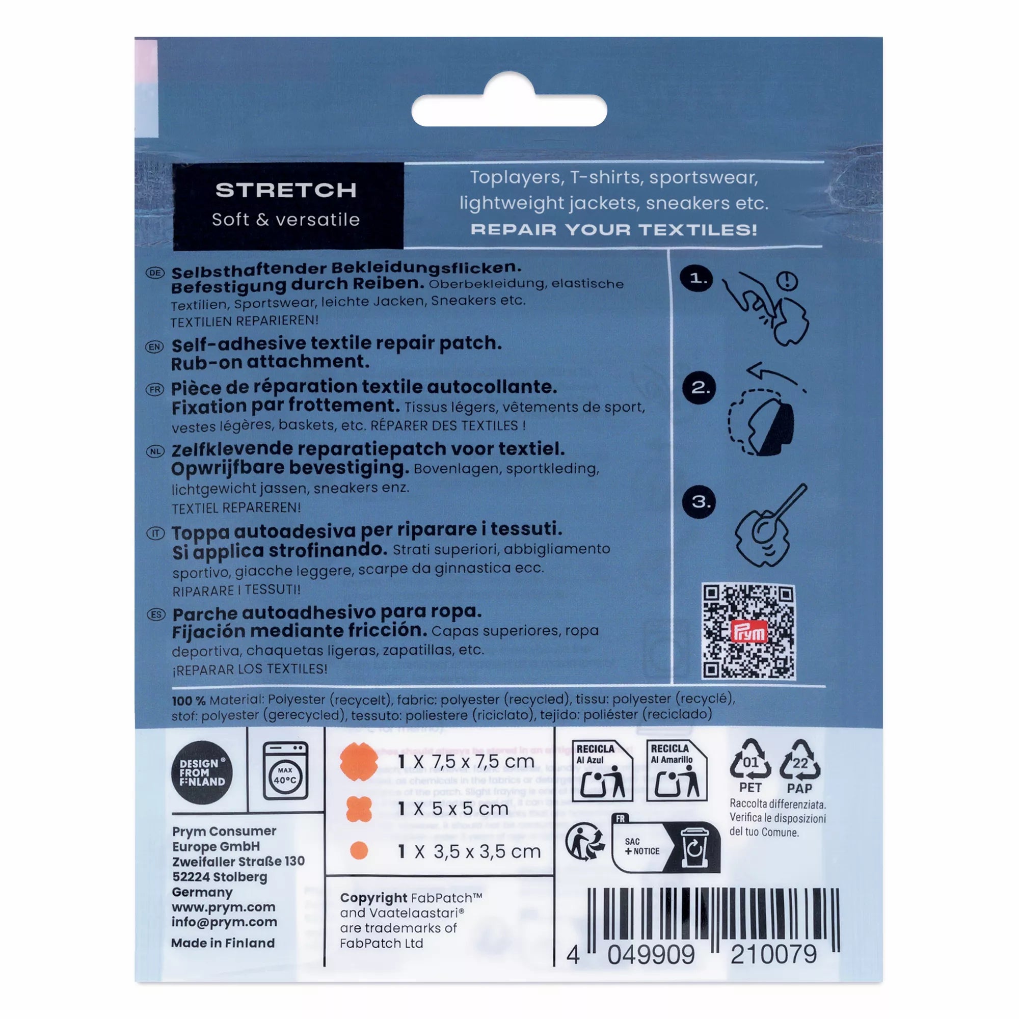 FabPatch STRETCH Iron-on Patch