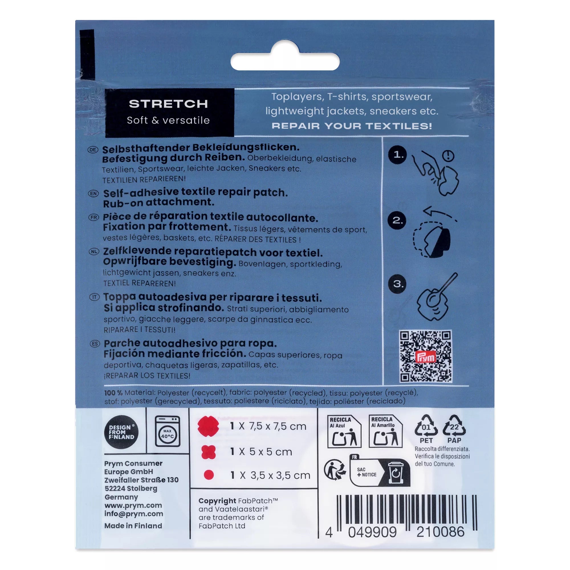 FabPatch STRETCH Iron-on Patch