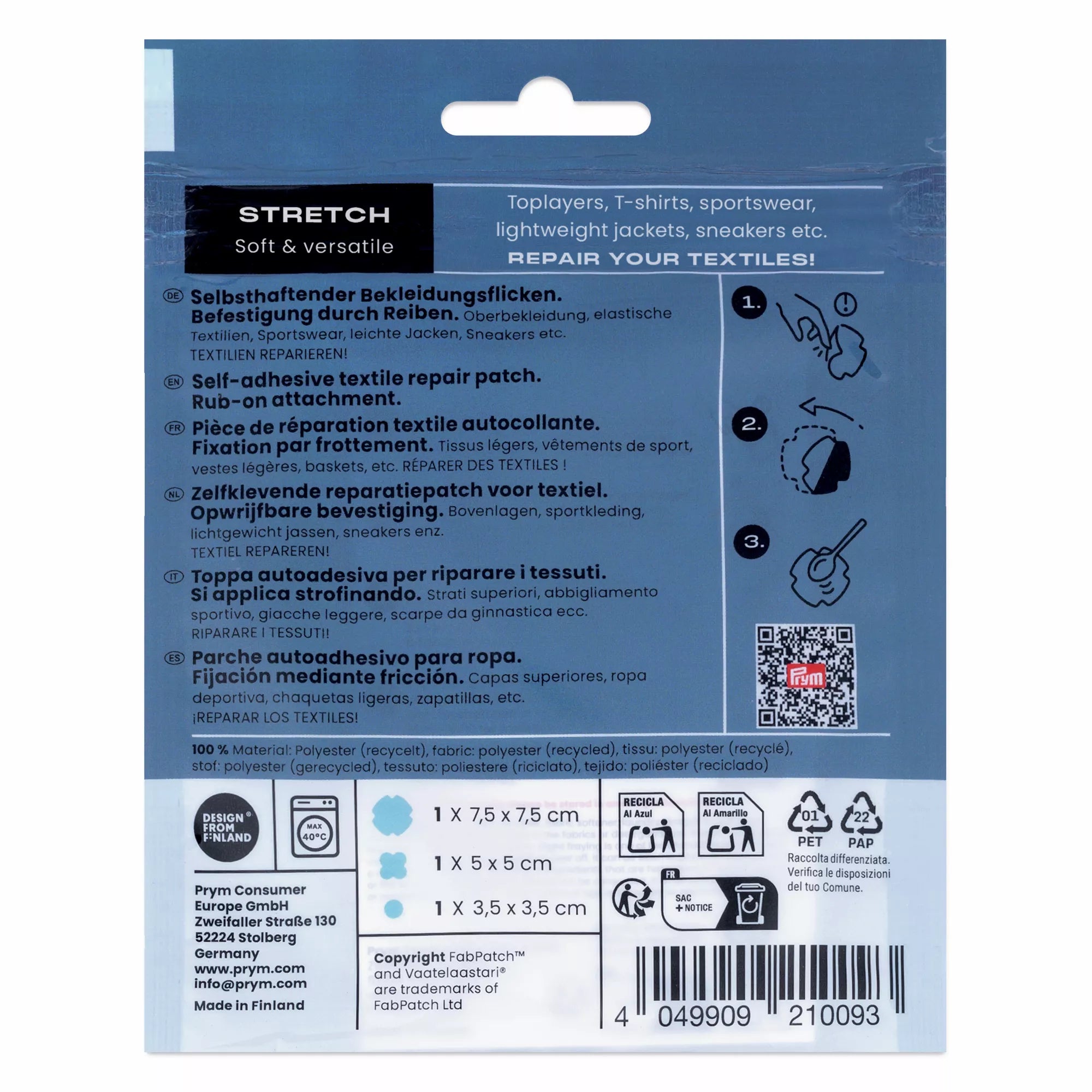 FabPatch STRETCH Iron-on Patch