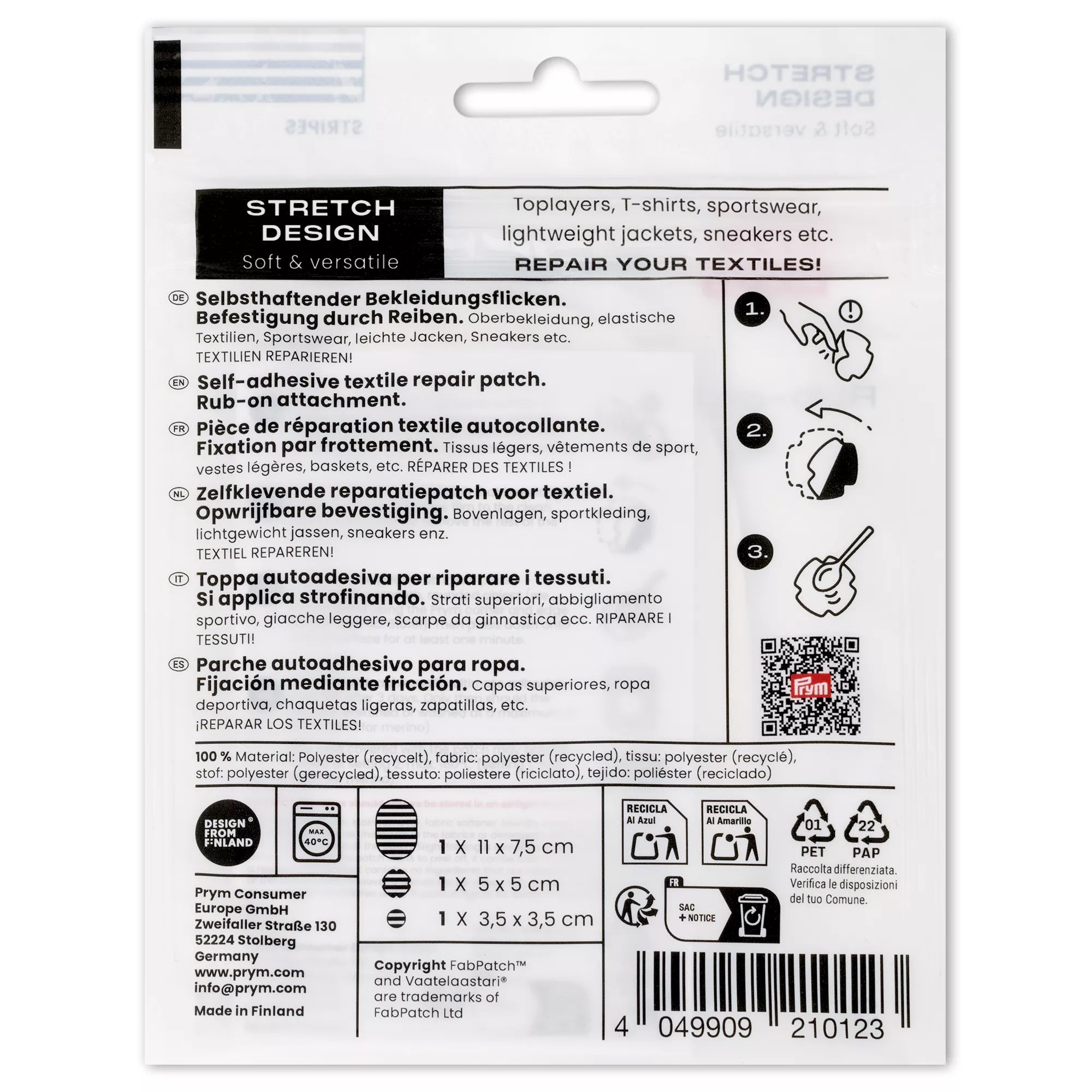Rub-on Patch STRETCHDESIGN