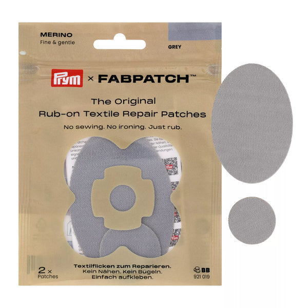 Vorteils-Bundle: FabPatch Merino Doppelpack — Grau