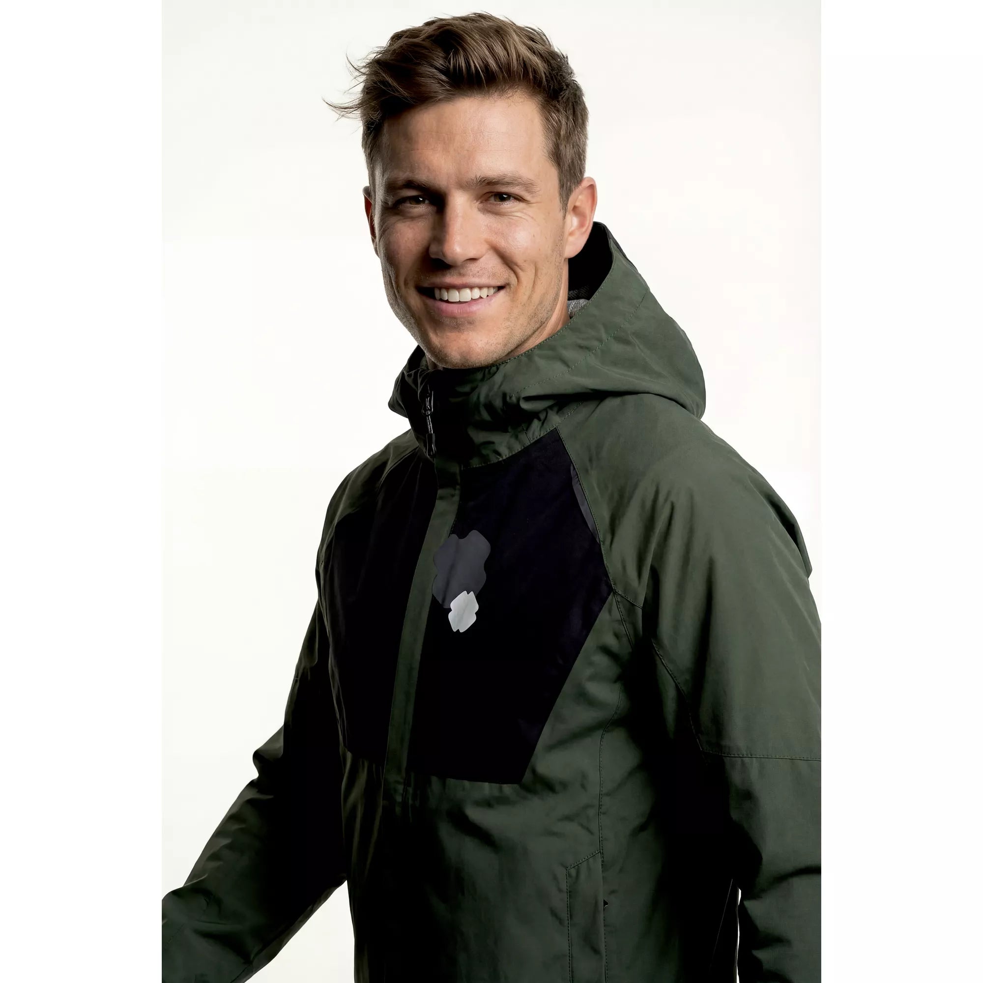 Rub-on Patch REFLECTIVE, schwarz/grau