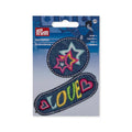 Application jeans étoiles, multicolore