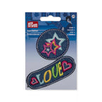 Application jeans étoiles, multicolore