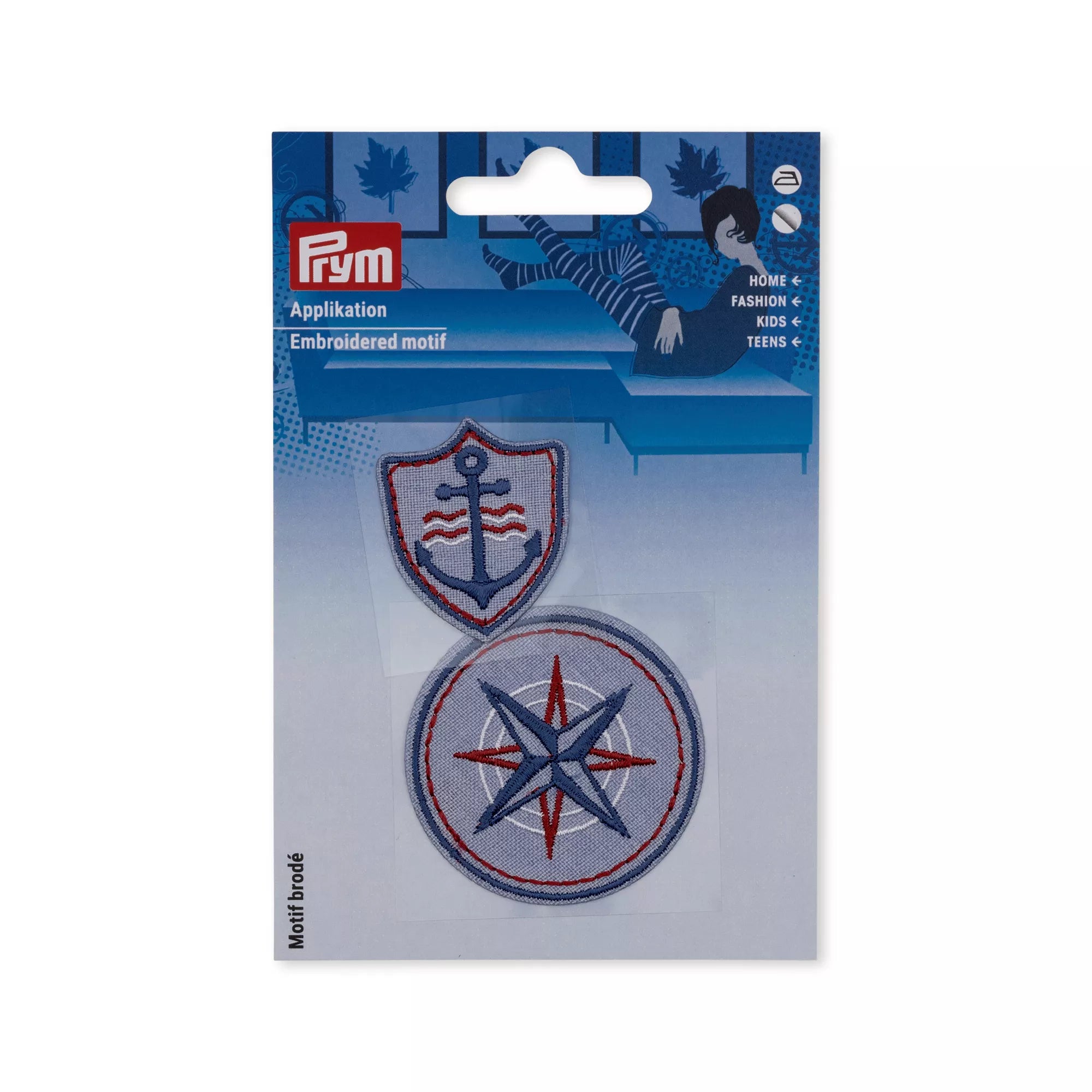 Application Anchor, light blue